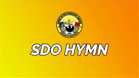 SDO HYMN (LYRICS ONLY) .